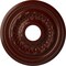 Ekena Millwork Galway Ceiling Medallion (Fits Canopies up to 3 1/4"), 15 3/4"OD x 3 1/4"ID x 1"P, Brushed Mahogany CM15GABMF - alternate 1